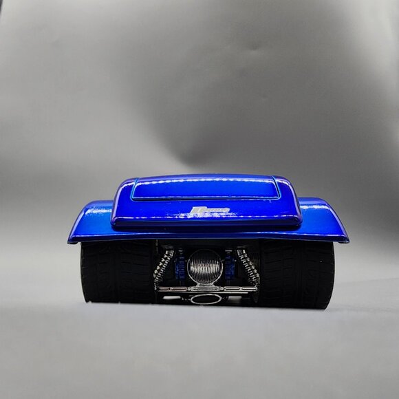 Jada 1934 Ford Diecast Model Car 1:24 Blue Custom Hot Rod Collectible - Picture 7 of 14